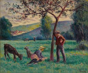 Bessy-cur-Cure, paysage au pommier