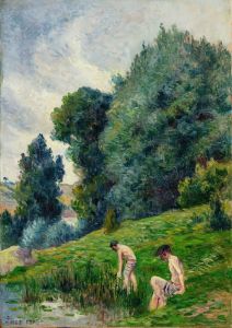 Moulineux, les baigneurs