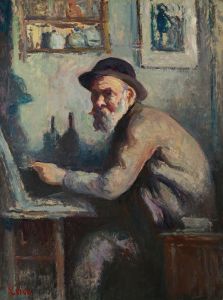 Autoportrait au chevalet
