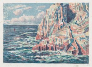 The Sea at Camaret, The Red Rocks