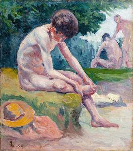 Jeunes baigneurs