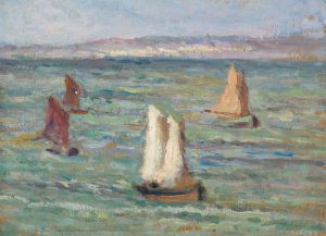 Bateaux aux environs d’Honfleur