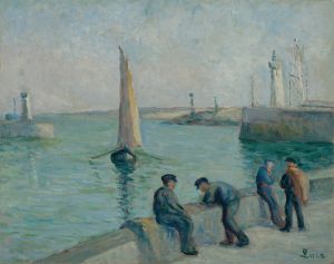Honfleur, Pêcheurs sur le Port