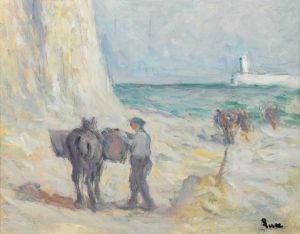 Le Tréport, le Ramassaage du Varech