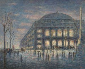 Paris, la place du Théâtre du Châtelet