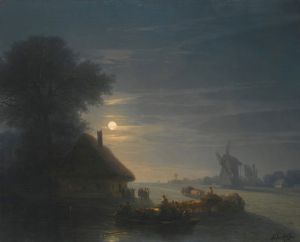 Ukrainian Landscape At Night