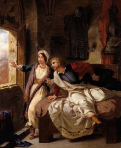 Rebecca and the Wounded Ivanhoe