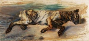 Etude d’apres un chien mort