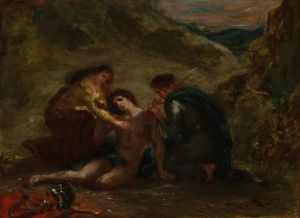 St. Sebastian with St. Irene and Attendant