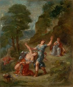 The Spring – Eurydice bitten by a serpent while picking flowers
