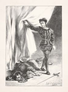 Hamlet and the body of Polonius