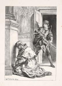 Hamlet tries to kill the King