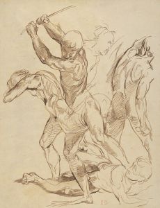 Combat of Nude Men, after Raphael