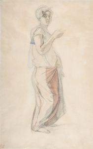 Standing Woman in Moroccan Costume