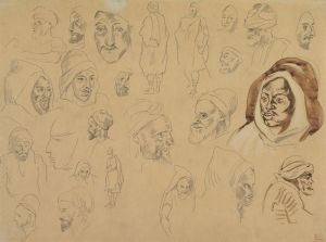 Studies of Arab Heads and Figures