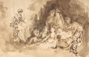 ‘The Swing,’ after Antoine Watteau
