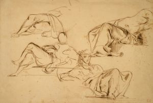 Justice, War, Agriculture, and Industry, Studies for the Palais Bourbon, Paris