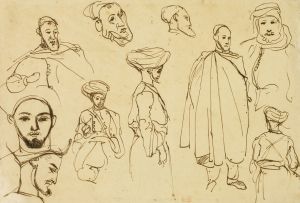 Sketches of Algerian Men