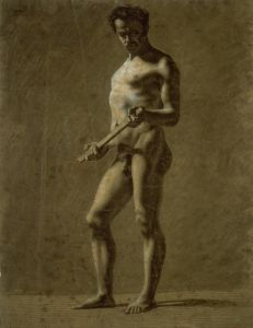 Standing Academic Male Nude