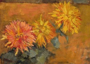 Drie Chrysanten