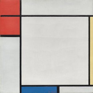 Composition with Red, Yellow, and Blue