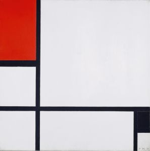 Composition No. I, with Red and Black