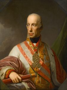 A portrait of Emperor Francis I  of Austria