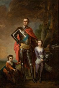 Franciszek Ksawery Branicki with his sons, Aleksander and Władysław