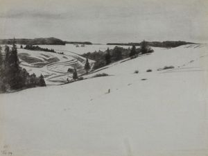 Schneelandschaft bei Königsfeld