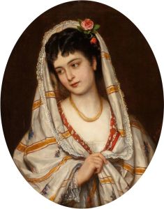A young Italian beauty