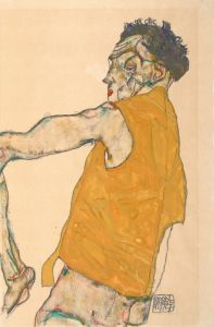 Self-Portrait In Yellow Vest, 1914