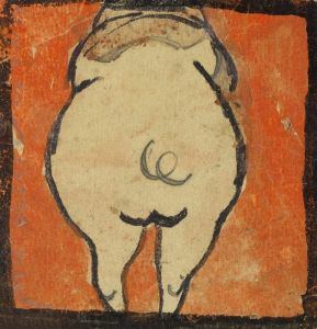 Schwein von hinten