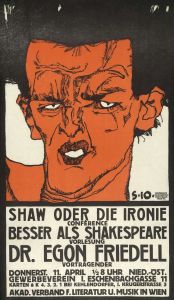 Vorlesung Dr. Egon Friedell. Shaw oder die Ironie