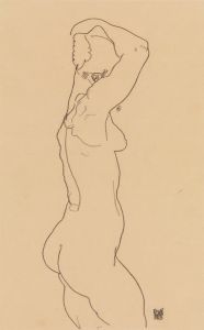 Standing Nude, Facing Right