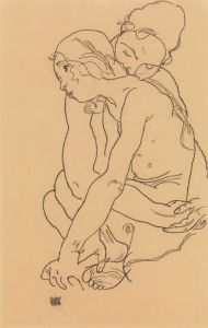 Woman and Girl Embracing