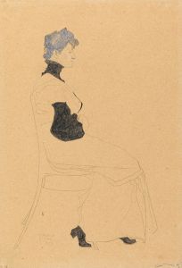 Woman in Profile, Seated in a Chair
