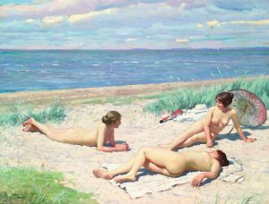 Girls on the beach