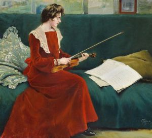 Kunstnerinden Gerda Holm