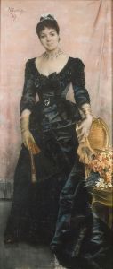 Portrait Of La Baronne Du Mesnil De Saint-Front
