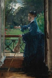 Femme au balcon