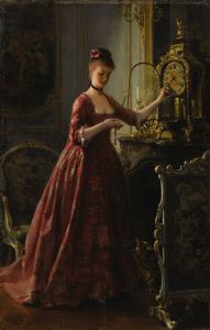 Winding The Mantle Clock