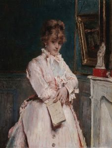 Jeune femme tenant un livre