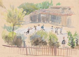 School backyard