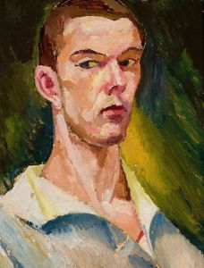 Cubist self-portrait