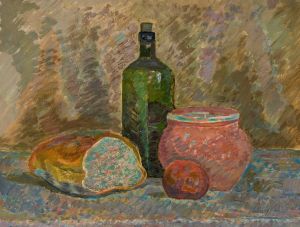 Still life with bread