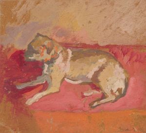 Lying dog