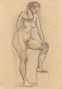 Standing nude
