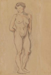 Standing nude