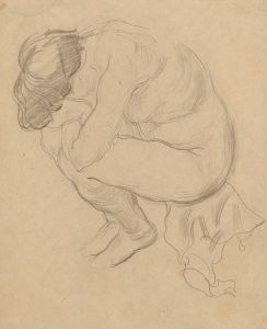 Study of a female nude