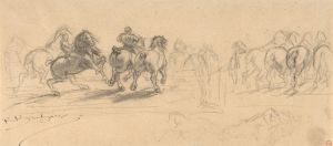 Study for ‘The Horse Fair’